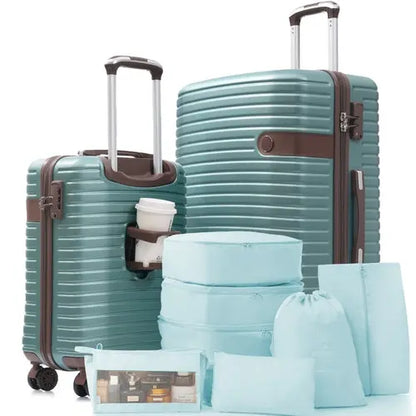 Hardshell Luggage Set with TSA Lock, 360° Spinner Wheels, Lightweight