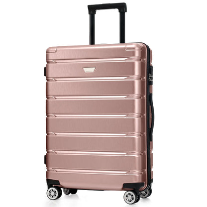 Hardshell Luggage Set 3 Piece, Durable ABS+PC Travel Suitcase with
