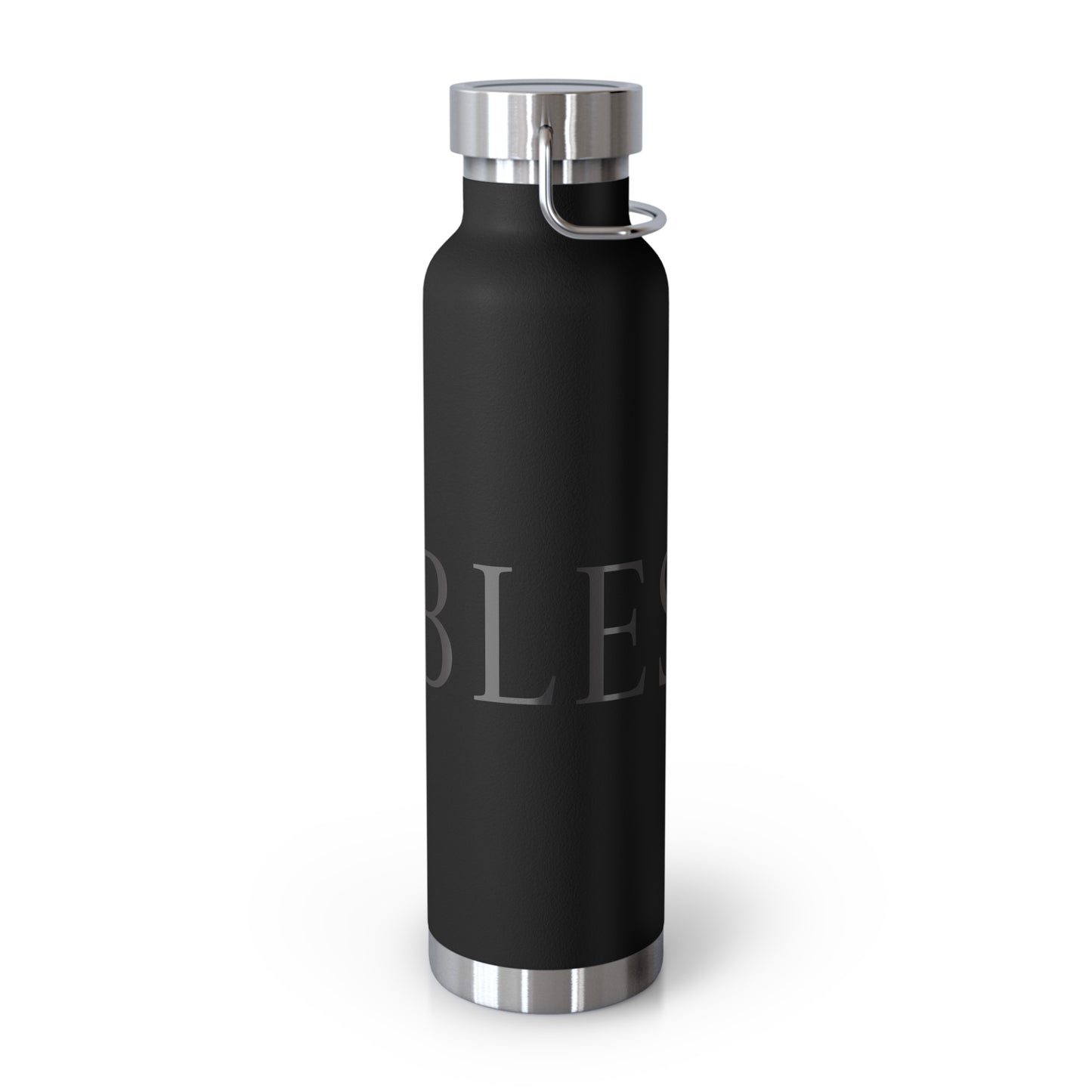 Elegant Copper Insulated Water Bottle - 22oz, Stylish Drinkware, Eco-Friendly Gift, Motivational Quotes, Perfect for Travel, Gym, Yoga