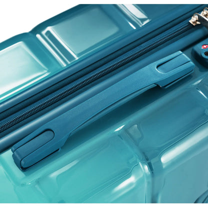Luggage Set of 3, 20-inch with USB Port, Airline Certified Carry-on Sangria Beech