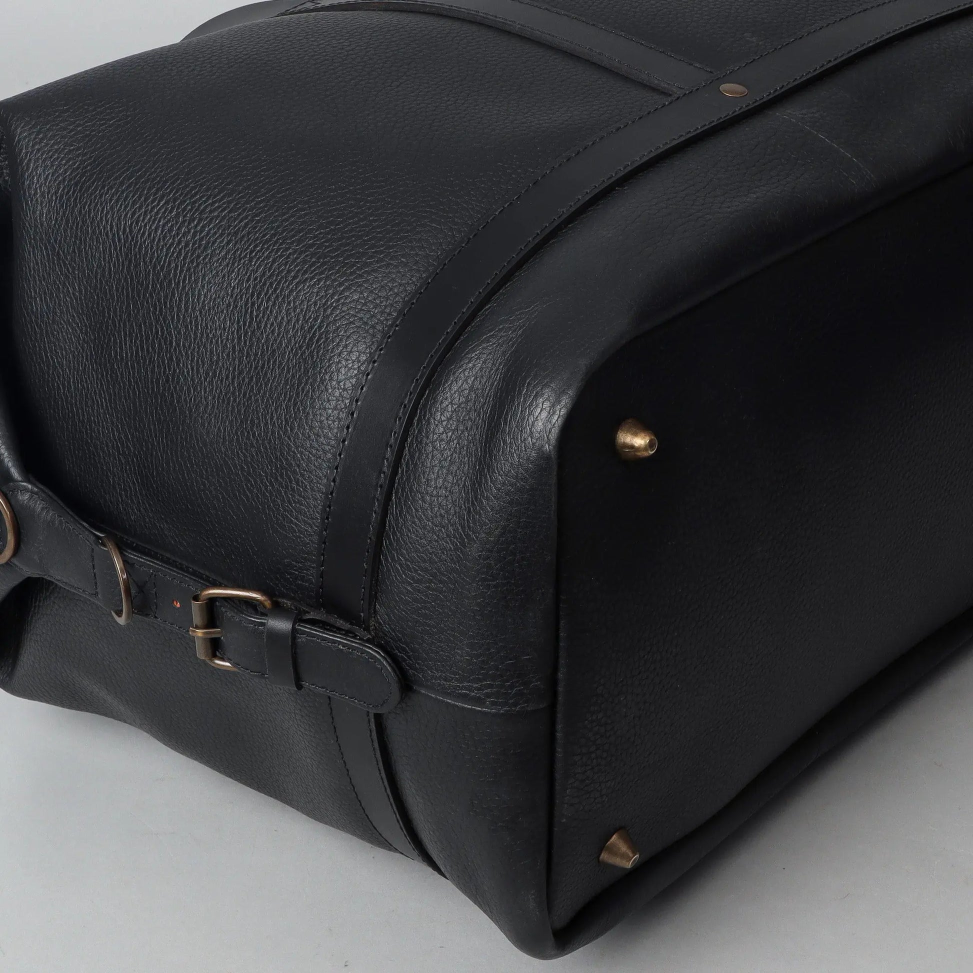 Runway Leather Travel Bag Cyan Beech
