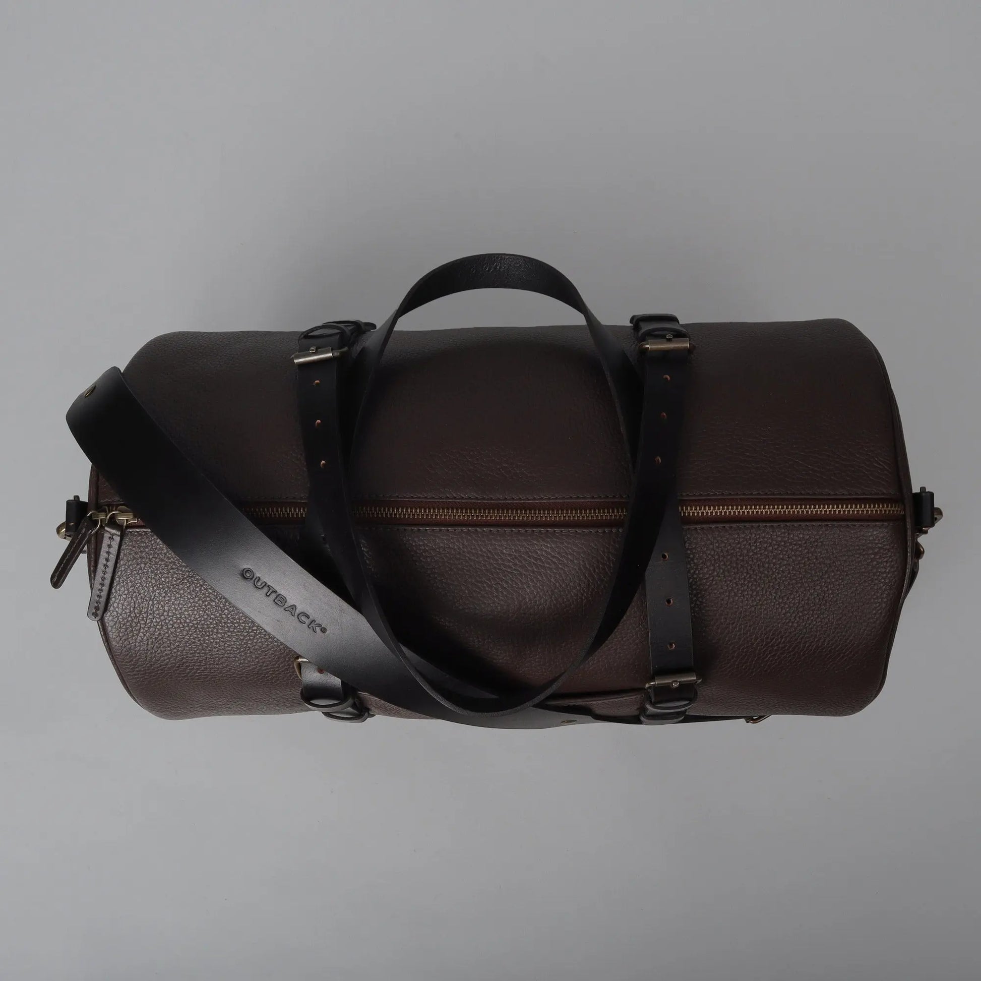 Miami Leather Gym Bag Cyan Beech