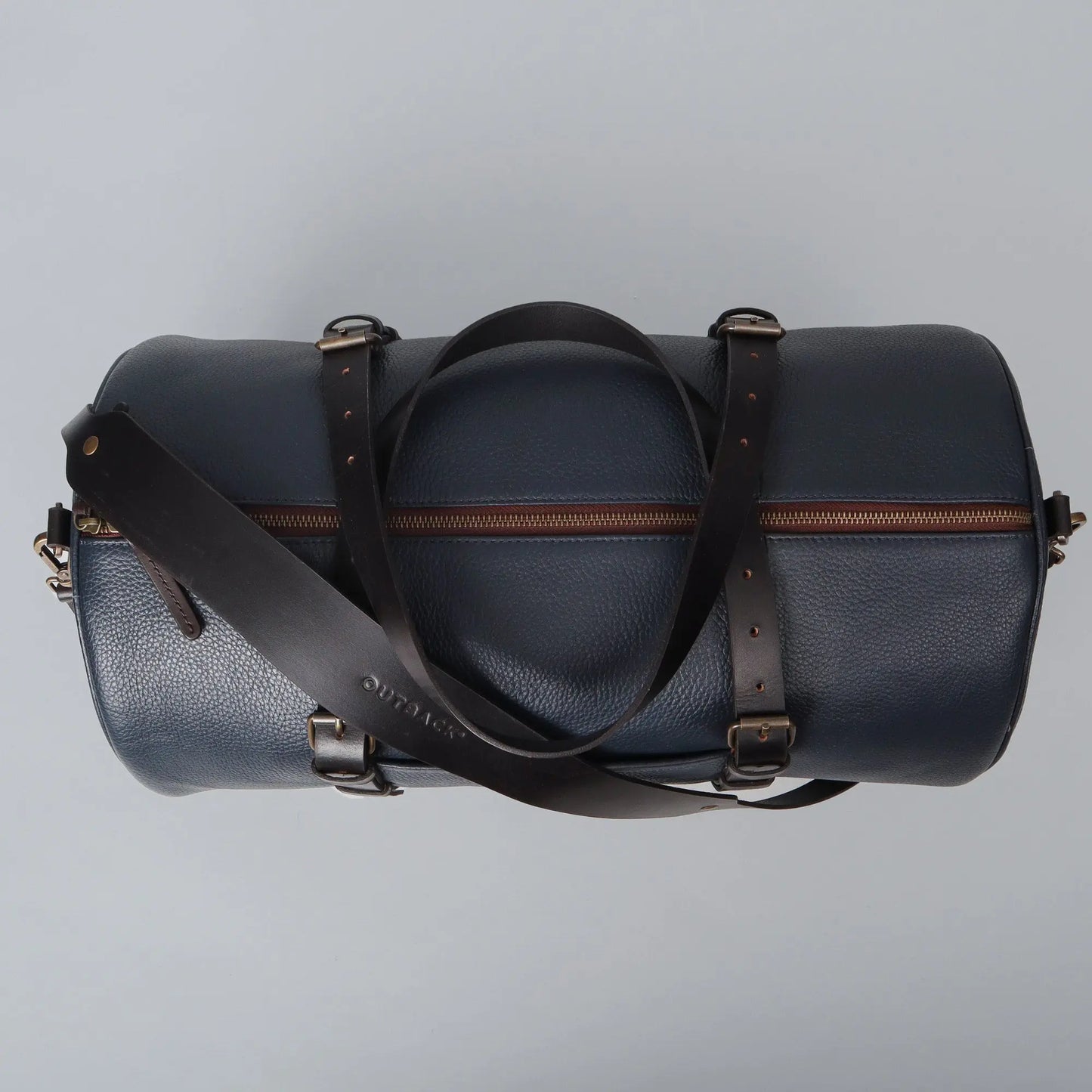 Miami Leather Gym Bag Cyan Beech