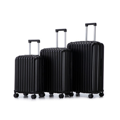 ABS Spinner Wheel Luggage  Carry On Suitcase  With Cup Holder  USB Port  Phone Holder 20  24   28