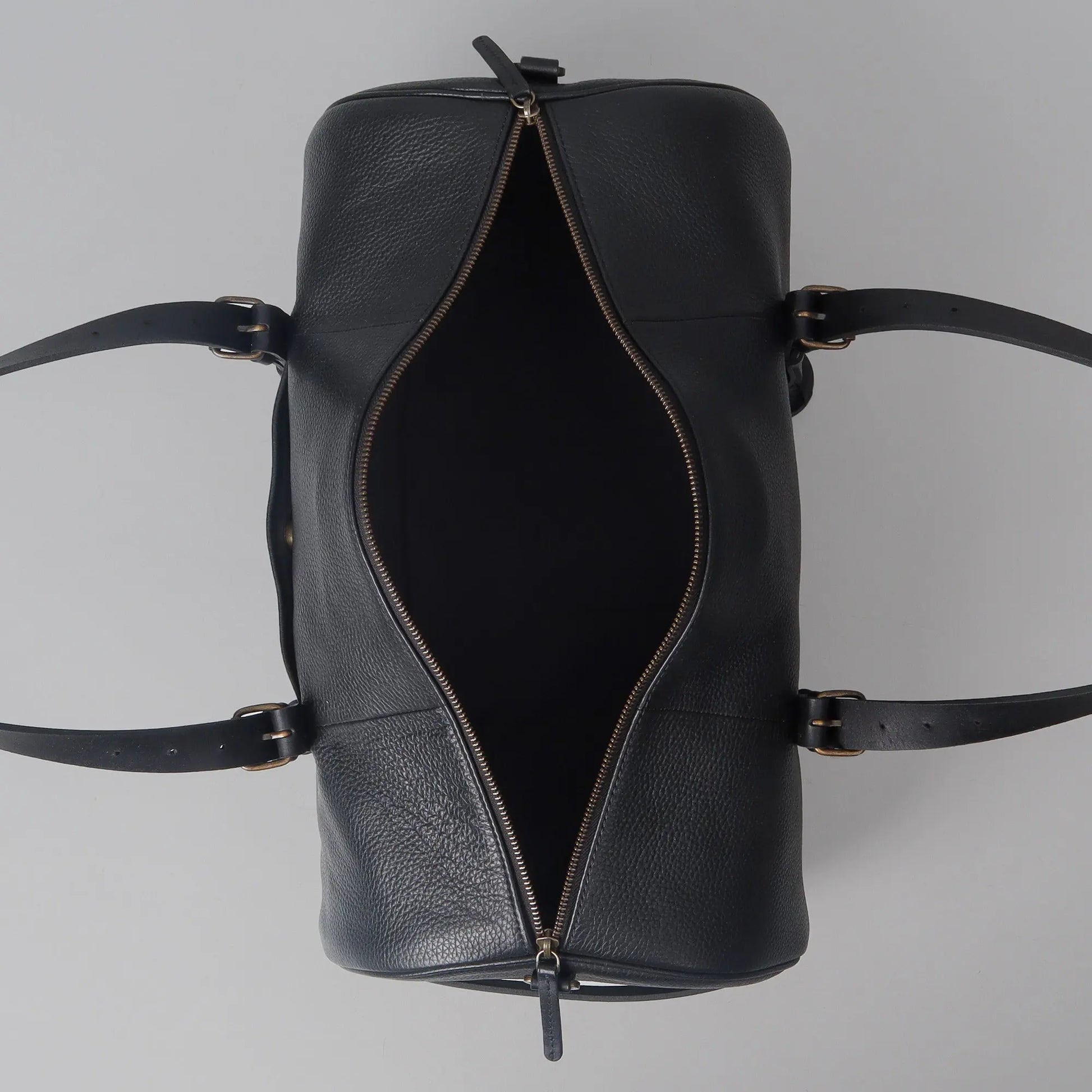 Miami Leather Gym Bag Cyan Beech
