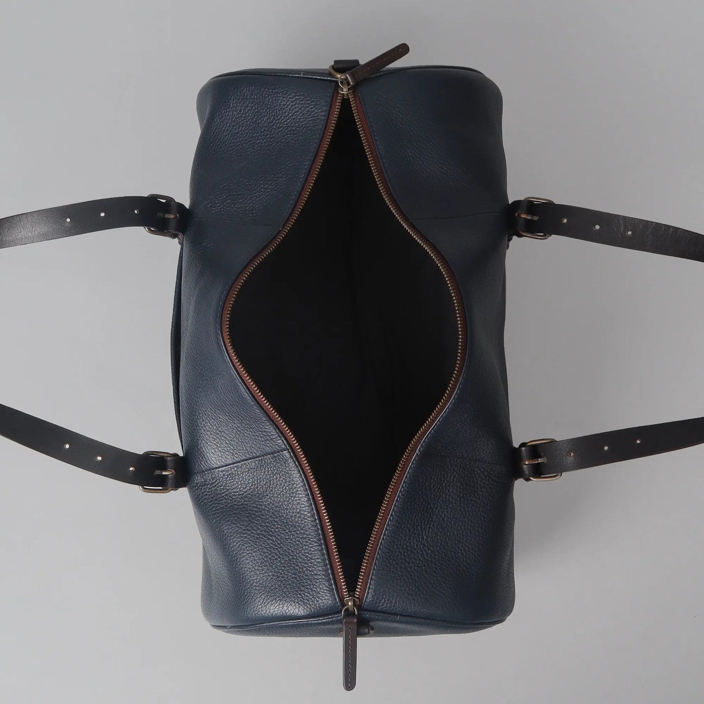 Miami Leather Gym Bag Cyan Beech