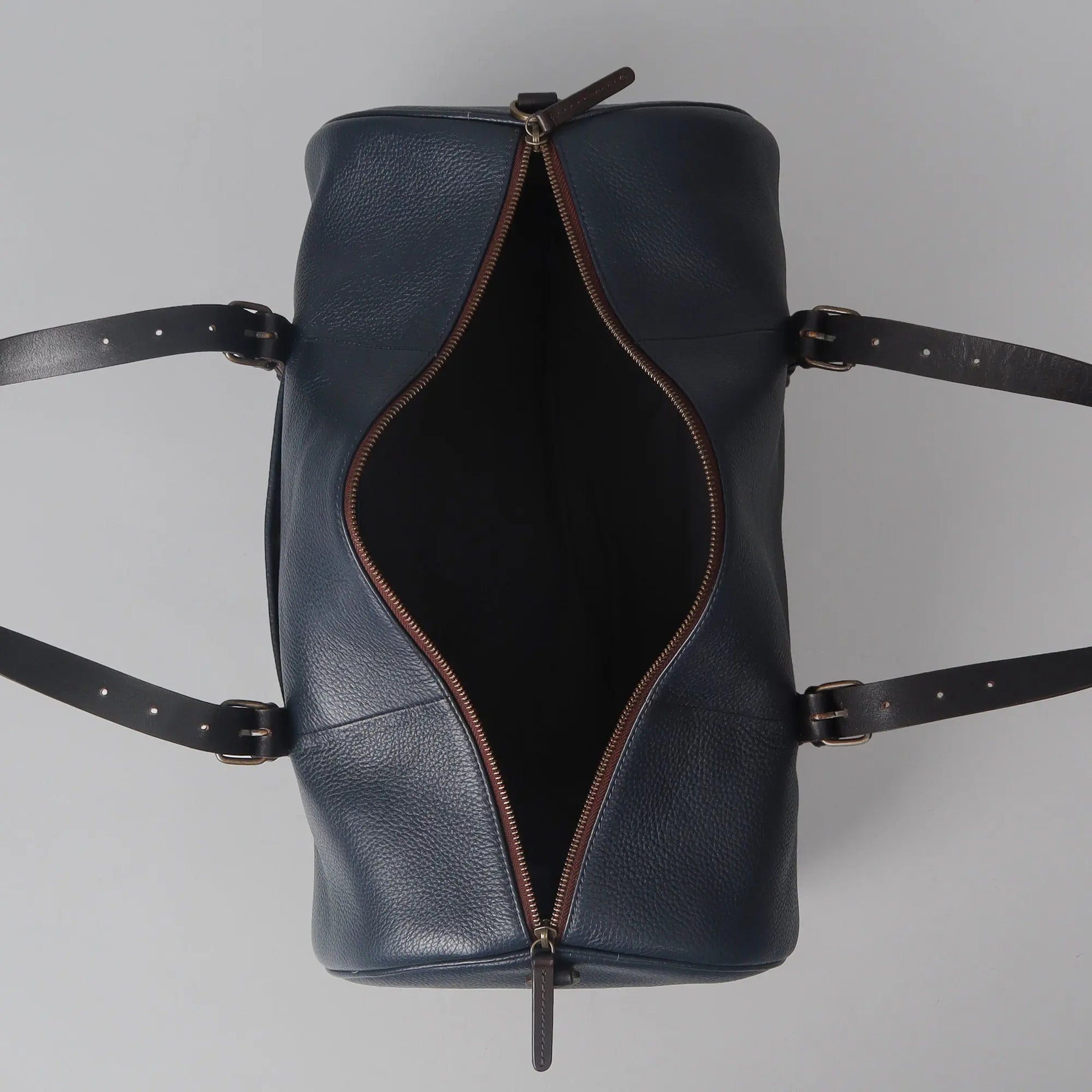 Miami Leather Gym Bag Cyan Beech