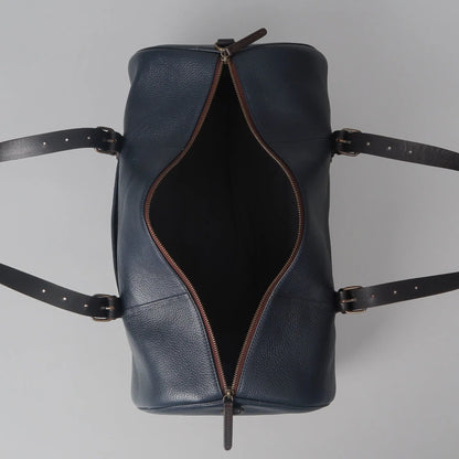 Miami Leather Gym Bag Cyan Beech