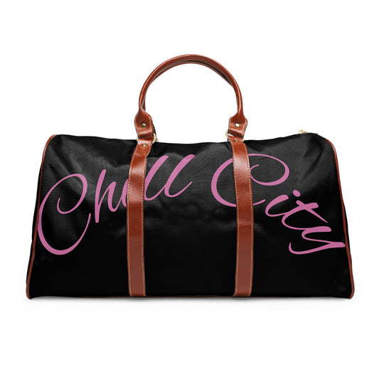 Chic Waterproof Travel Bag, Durable Weekender Bag, Stylish Overnight Bag, Personalized Luggage, Perfect for Trips, Chill City Design