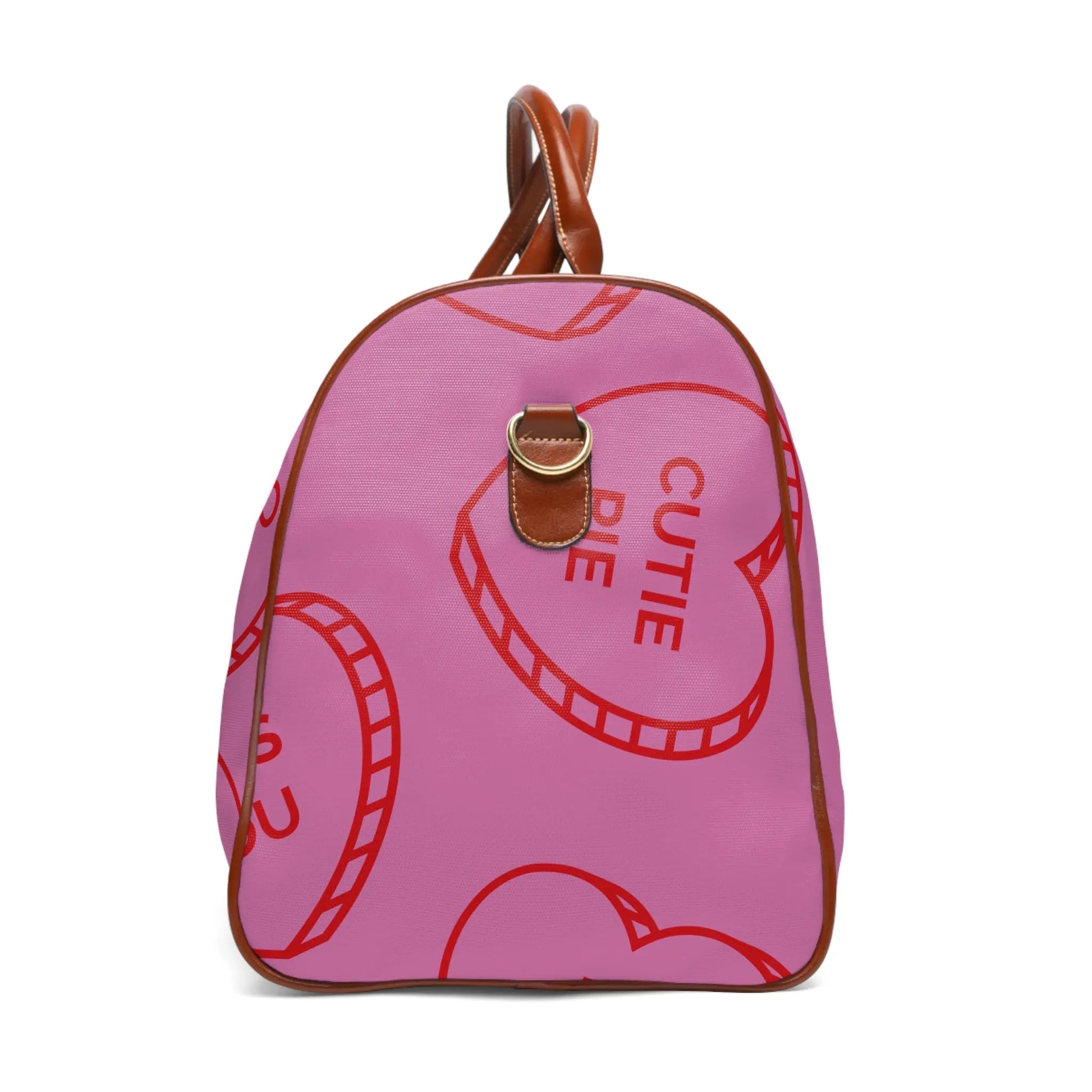 Cute Waterproof Travel Bag for Weekend Getaways, Gym, or Vacation, Great for Valentines, XOXO Design, Stylish Luggage Printify