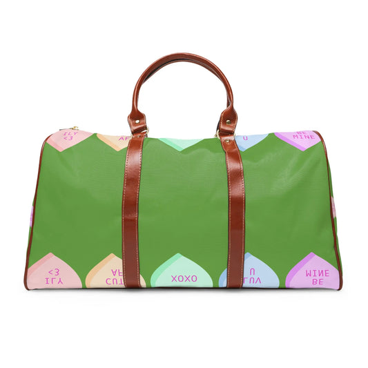 Stylish Waterproof Travel Bag for Adventurers, Carry-On Luggage, Weekend Getaway, Vacation Essentials, Trendy Overnight Tote Printify