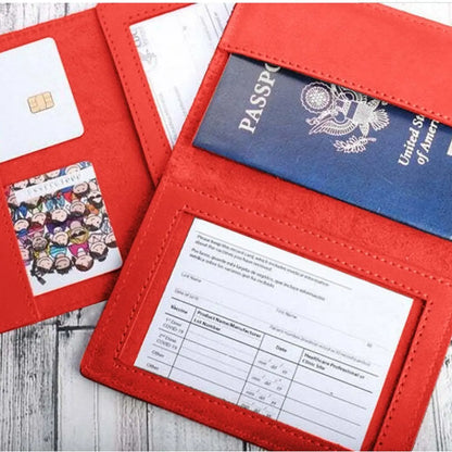 VIP 3 In 1 Card Holder For Vaccination Card, ID And Passport Salmon Lucky