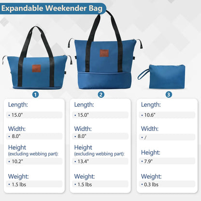 Hardshell Luggage Sets 6 Piece Suitcase Set, Expandable Lightweight