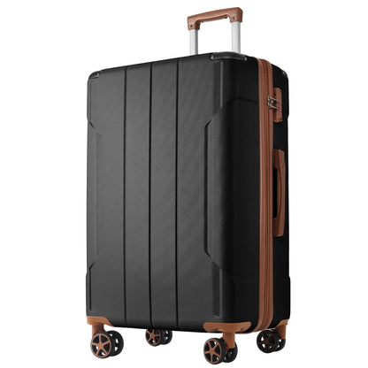 Luggage Sets 3 Piece, Expandable Hard shell ABS Suitcases with Double