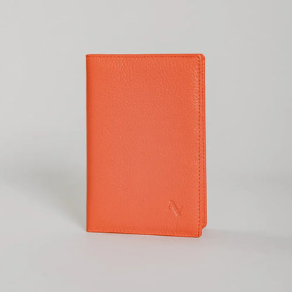 Coral Pebble Passport Holder Beige Huckleberry