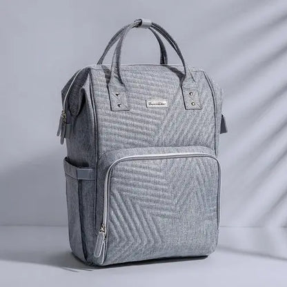 Quilted Diaper Baby Backpack Maroon Chronos