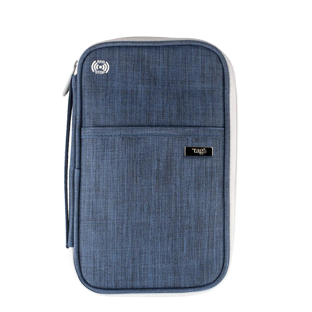 Canvas Passport Holder Copper Smokey