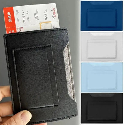 2025 Women Portable Multicolor Passport Cover Holder Case Multi-slots Waterproof Card Holder Men PU Leather Passport Bag Unisex TravelTimesAwait