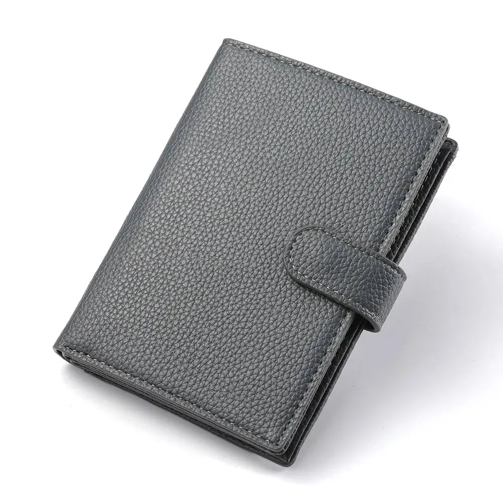 Stylish Travel Passport Bag Multi-Card Card Holder Portable Multi-Function Men's Wallet TravelTimesAwait