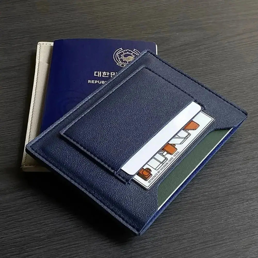 2025 Women Portable Multicolor Passport Cover Holder Case Multi-slots Waterproof Card Holder Men PU Leather Passport Bag Unisex TravelTimesAwait