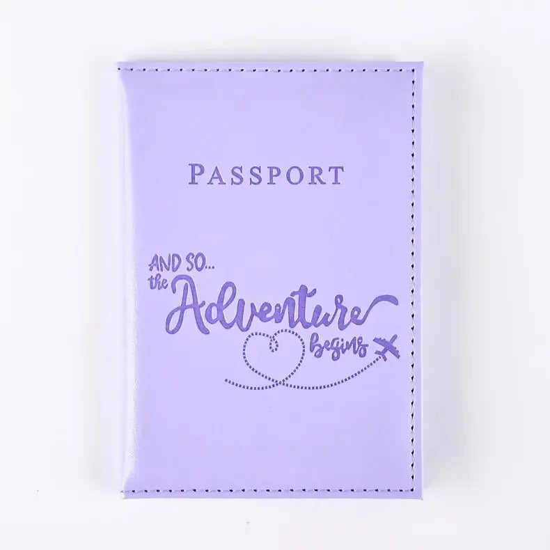 Passport Holder Wallet Cover Travel Essentials Pu Leather Card Case International Travel Accessories for Women/Men TravelTimesAwait
