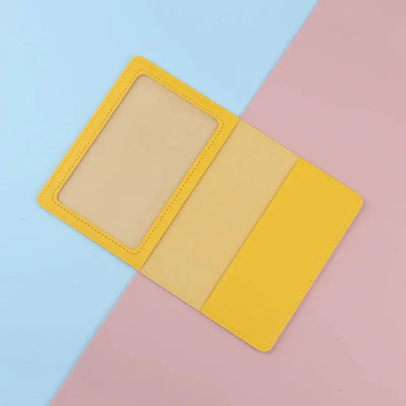 PU Ticket Passport Holder Passport Covers Travel Passport Protective Case Men Women ID Credit Card Holder Travel Accessories TravelTimesAwait