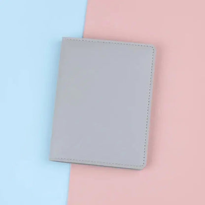 PU Ticket Passport Holder Passport Covers Travel Passport Protective Case Men Women ID Credit Card Holder Travel Accessories TravelTimesAwait
