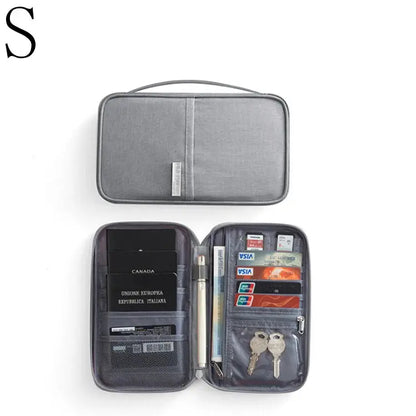 Passport packs Wallet Family Passport Holder Multi Functional Document Case Organizer Travel accessories Document Bag Cardholder TravelTimesAwait