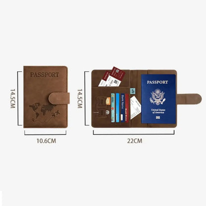 Passport Holder for Travel Essentials  Passport Wallet Cover Case for Travel  Accessories,Passport Book Holders for Women/Men TravelTimesAwait