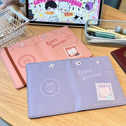 Love and Deepspace Xavier Zayne Rafayel ralayo Sylus PU Passport Holder Ticket Passport Covers Travel Passport Protective Cover TravelTimesAwait