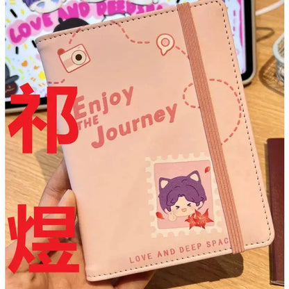 Love and Deepspace Xavier Zayne Rafayel ralayo Sylus PU Passport Holder Ticket Passport Covers Travel Passport Protective Cover TravelTimesAwait