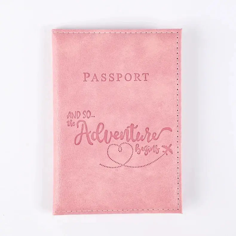 Passport Holder Wallet Cover Travel Essentials Pu Leather Card Case International Travel Accessories for Women/Men TravelTimesAwait
