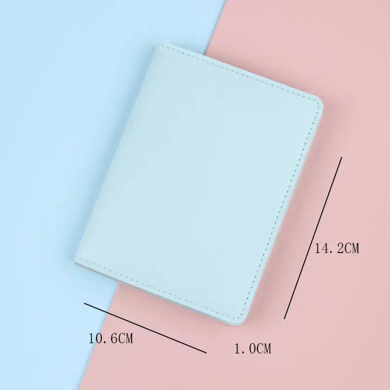 PU Ticket Passport Holder Passport Covers Travel Passport Protective Case Men Women ID Credit Card Holder Travel Accessories TravelTimesAwait
