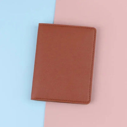PU Ticket Passport Holder Passport Covers Travel Passport Protective Case Men Women ID Credit Card Holder Travel Accessories TravelTimesAwait