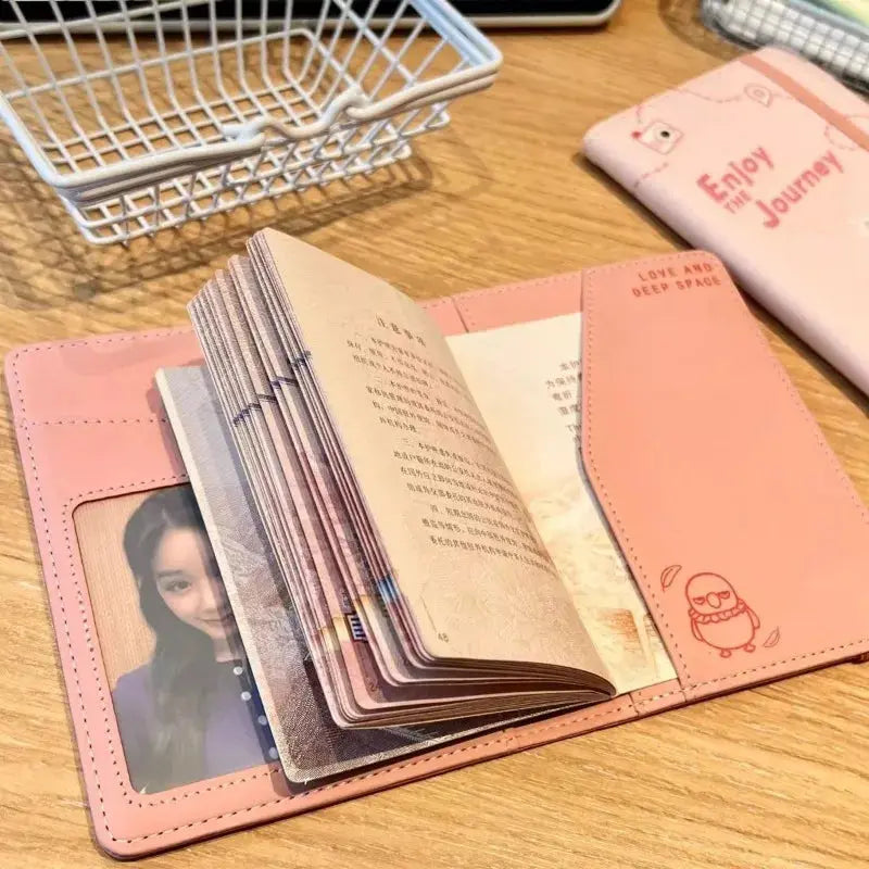 Love and Deepspace Xavier Zayne Rafayel ralayo Sylus PU Passport Holder Ticket Passport Covers Travel Passport Protective Cover TravelTimesAwait