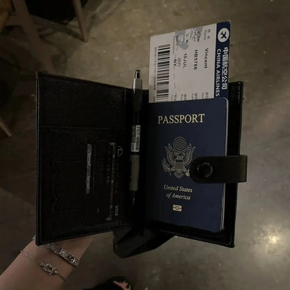 Hello Kitty Passport Holder Originality Delicate Fashion Convenient Document Storage Bag Leather High-capacity Passport Holder TravelTimesAwait