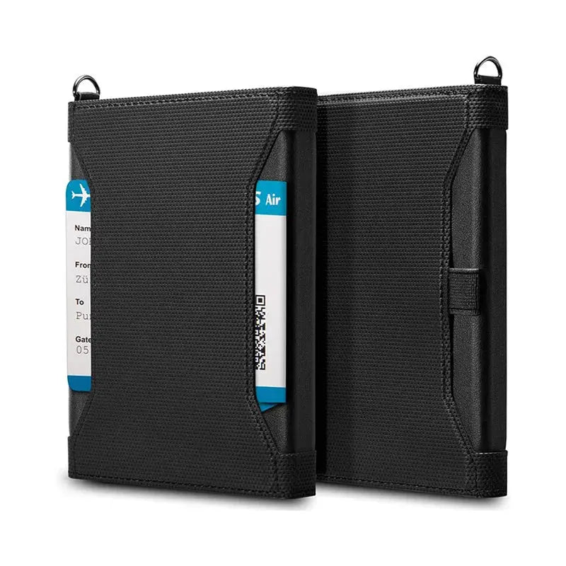 Travel Essentials RFID Blocking Passport Holder Multifunctional Large Capacity Passport Cover Gifts Business Travel Card Case TravelTimesAwait