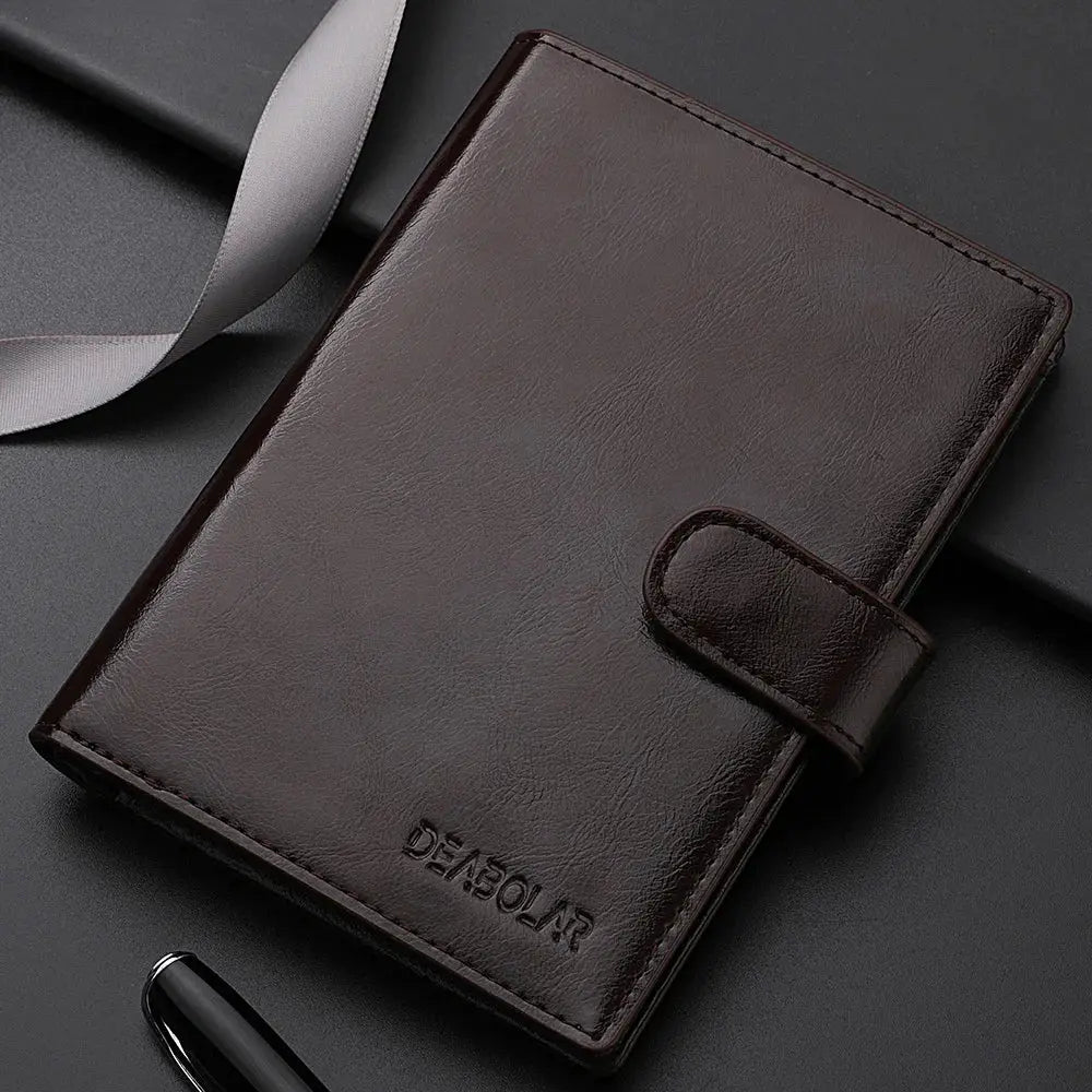 Stylish Travel Passport Bag Multi-Card Card Holder Portable Multi-Function Men's Wallet TravelTimesAwait