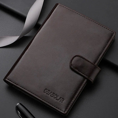 Stylish Travel Passport Bag Multi-Card Card Holder Portable Multi-Function Men's Wallet TravelTimesAwait