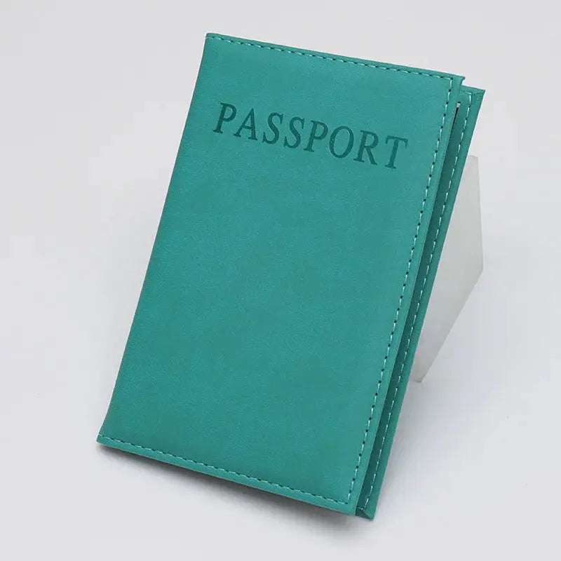 High Quality English PU Leather Passport Covers Document Cover Travel Passport Holder ID Card Passport Holder Travel Acceessory TravelTimesAwait