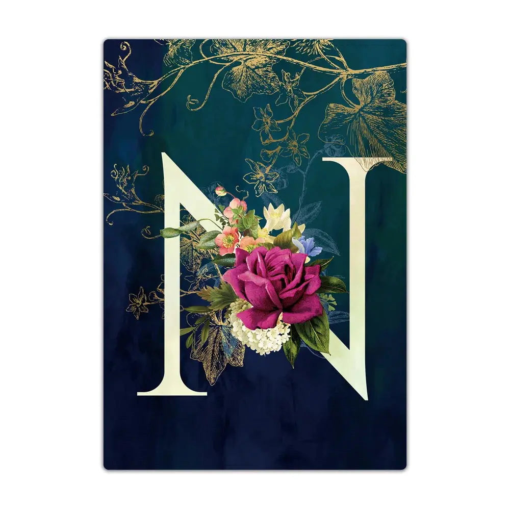 Passport Holder Travel Wallet Leather Passport Cover Cards Travel Wallet Document Organizer Case Flower Letter Name Pattern TravelTimesAwait