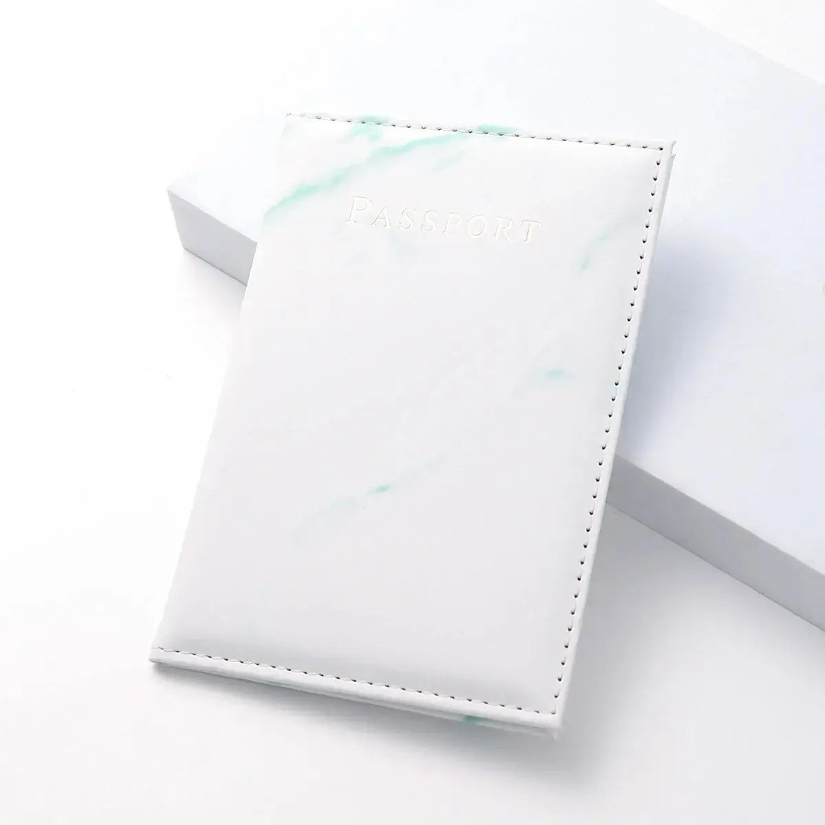 Travel Passport Holder Marble Pattern Passport Covers Passport Cover Flight Ticket Clip ID Credit Card Holder Travel Accessories TravelTimesAwait