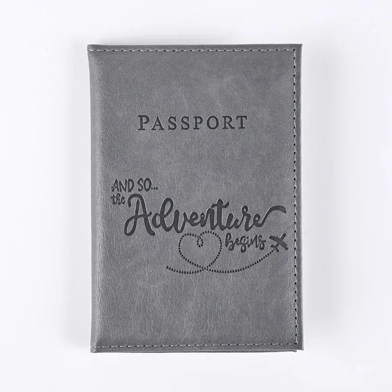 Passport Holder Wallet Cover Travel Essentials Pu Leather Card Case International Travel Accessories for Women/Men TravelTimesAwait