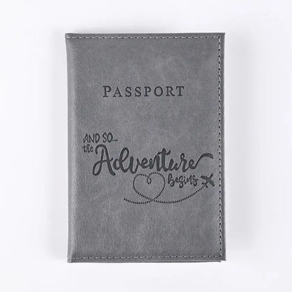Passport Holder Wallet Cover Travel Essentials Pu Leather Card Case International Travel Accessories for Women/Men TravelTimesAwait