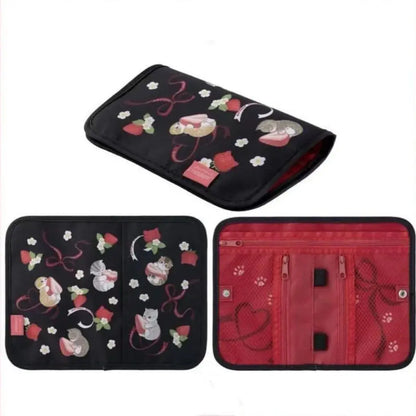 Cartoon Printing Travel Passport Bag ID Card Holder Cash Ticket Organizer ID Bag designer personalized ID card holder TravelTimesAwait
