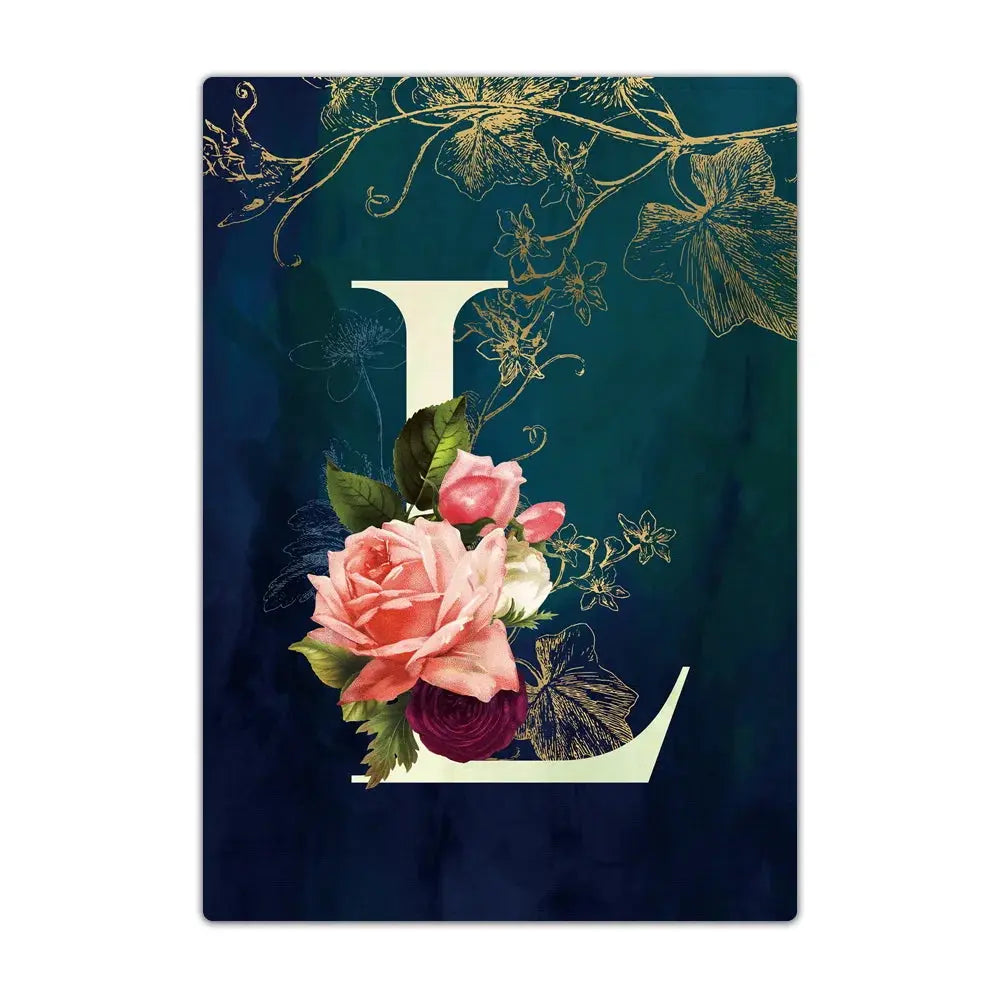 Passport Holder Travel Wallet Leather Passport Cover Cards Travel Wallet Document Organizer Case Flower Letter Name Pattern TravelTimesAwait