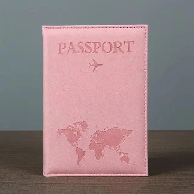 Slim Passport Holder Cove Map PU Passport Holder Travel Essential Cruise Must Have Passport Holders Portable for All Country TravelTimesAwait