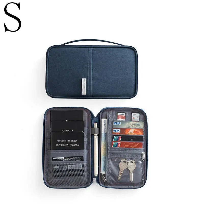 Passport packs Wallet Family Passport Holder Multi Functional Document Case Organizer Travel accessories Document Bag Cardholder TravelTimesAwait