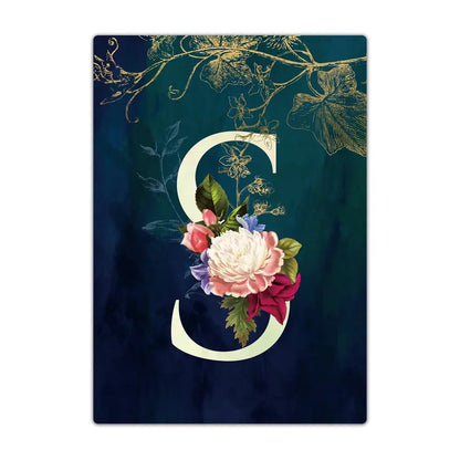 Passport Holder Travel Wallet Leather Passport Cover Cards Travel Wallet Document Organizer Case Flower Letter Name Pattern TravelTimesAwait