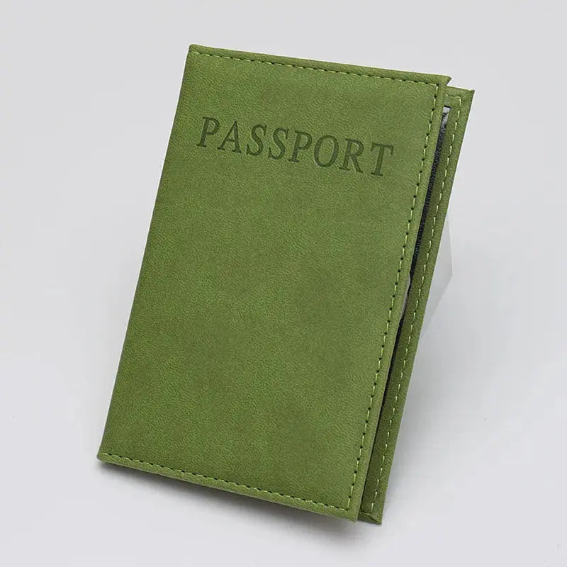 High Quality English PU Leather Passport Covers Document Cover Travel Passport Holder ID Card Passport Holder Travel Acceessory TravelTimesAwait